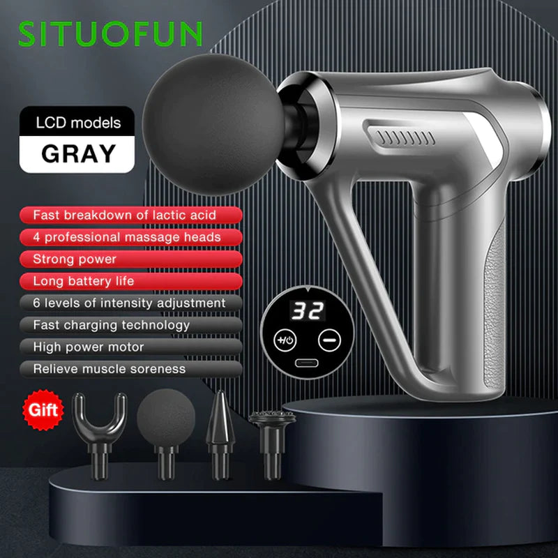 32 Speed Deep Tissue Massage Gun - Muscle Recovery & Pain Relief Tool