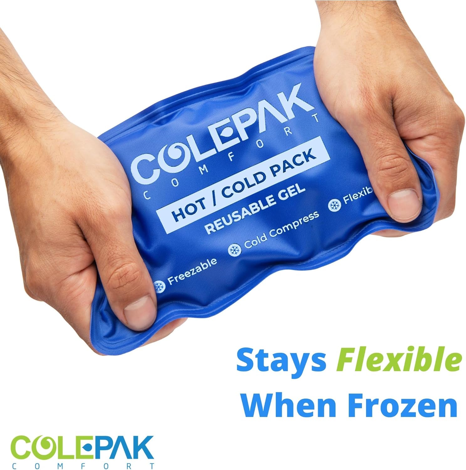Hot & Cold Gel Pack Wrap - Reusable Leg & Injury Therapy