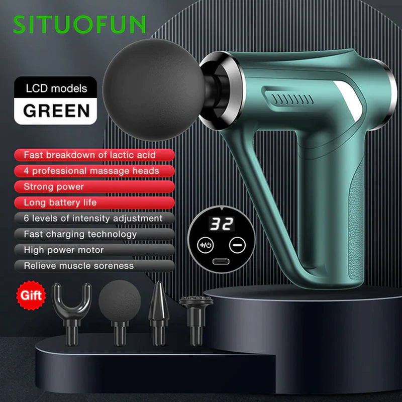 32 Speed Deep Tissue Massage Gun - Muscle Recovery & Pain Relief Tool