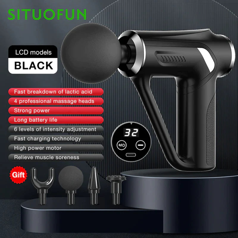 32 Speed Deep Tissue Massage Gun - Muscle Recovery & Pain Relief Tool