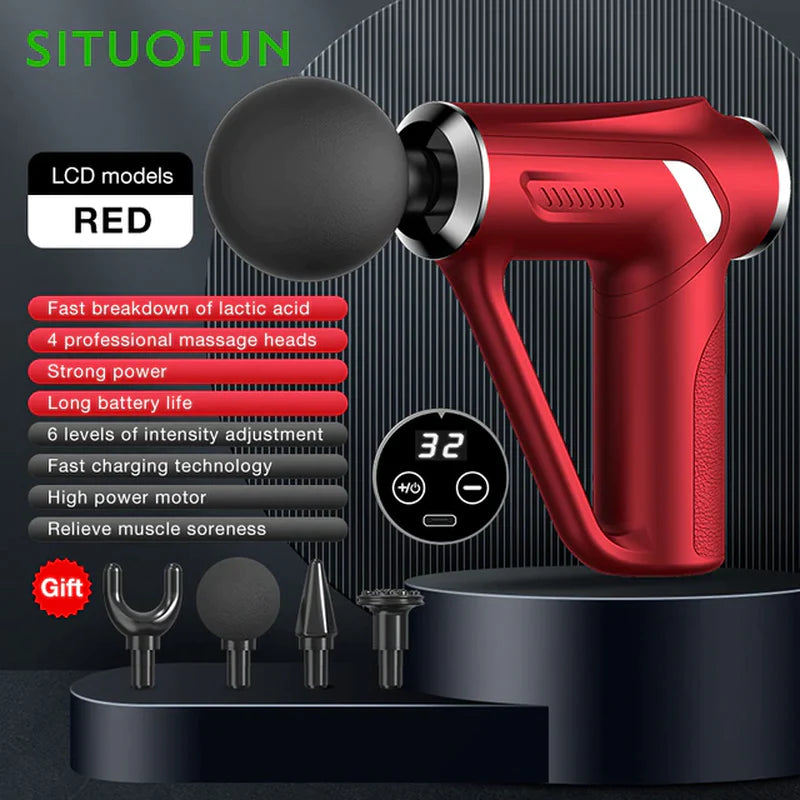 32 Speed Deep Tissue Massage Gun - Muscle Recovery & Pain Relief Tool